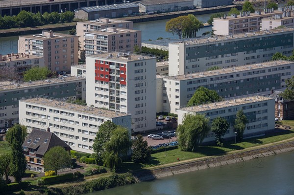 Rouen, Panorama depuis la Côte Sainte-Catherine