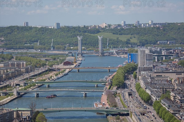 Rouen, Panorama depuis la Côte Sainte-Catherine