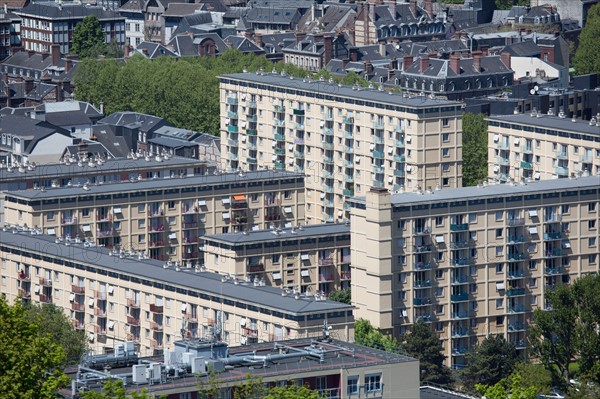 Rouen, Panorama depuis la Côte Sainte-Catherine