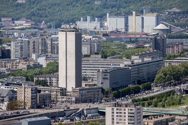 Rouen, Panorama depuis la Côte Sainte-Catherine