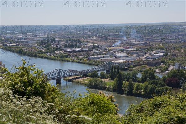 Rouen, Panorama depuis la Côte Sainte-Catherine