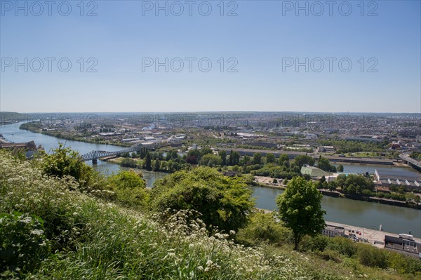 Rouen, Panorama depuis la Côte Sainte-Catherine