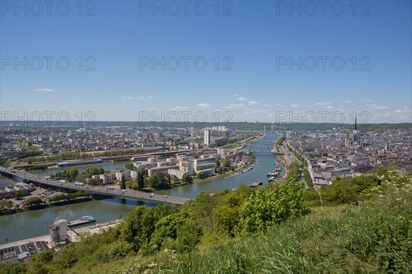 Rouen, Panorama depuis la Côte Sainte-Catherine