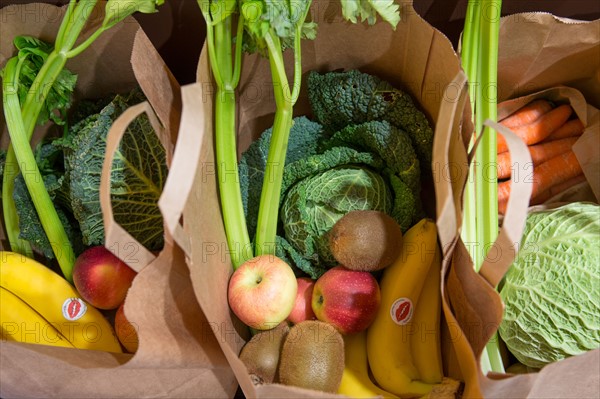 Sacs de légumes bio