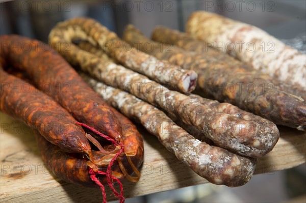 Saucisse seche et chorizo