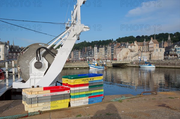 Honfleur, Bassin de l'Est, retour de pêche