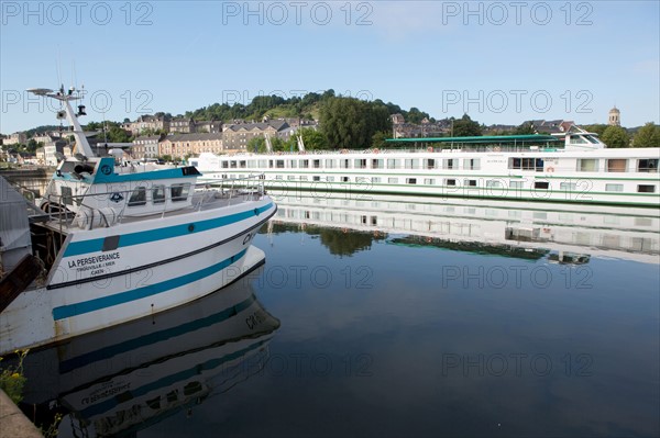 Honfleur, embarcadère des bateaux de croisière