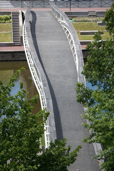 Saint-Lô, passerelle sur la Vire