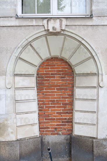 Nantes, porte murée