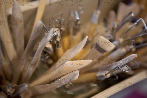 Paris, Atelier Elzevir, instrument de sculpteur