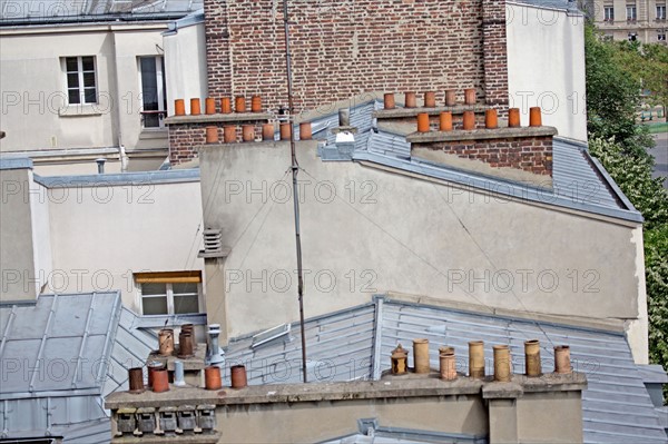 Paris, the roofs of the 13th arrondissement