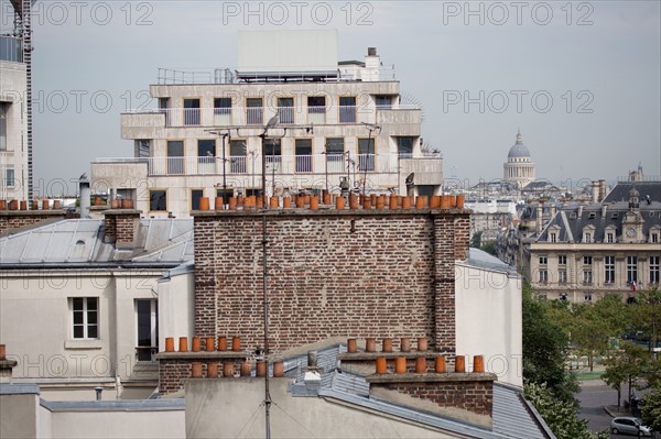 Paris, vue sur la mairie du 13e arrondissement