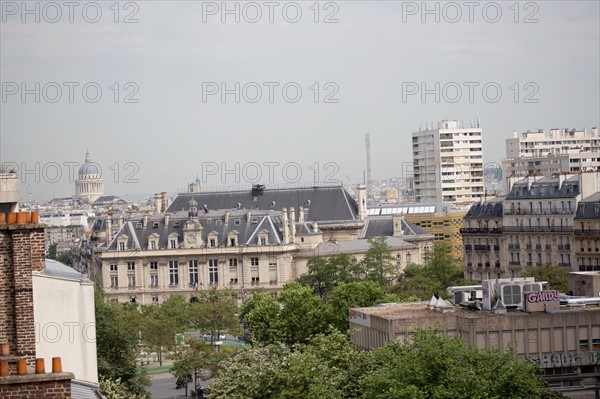 Paris, vue sur la mairie du 13e arrondissement