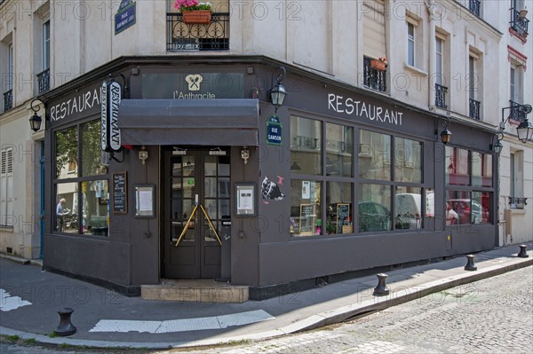 Paris, restaurant L'Anthracite