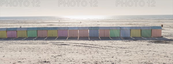 Berck Plage, cabines de bain
