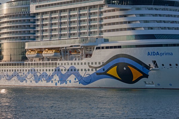 Paquebot de croisière AIDA dans le port du Havre