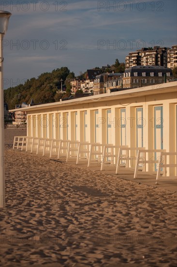 Trouville sur Mer, cabines de bains