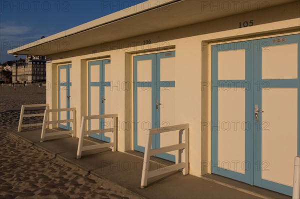 Trouville sur Mer, cabines de bains