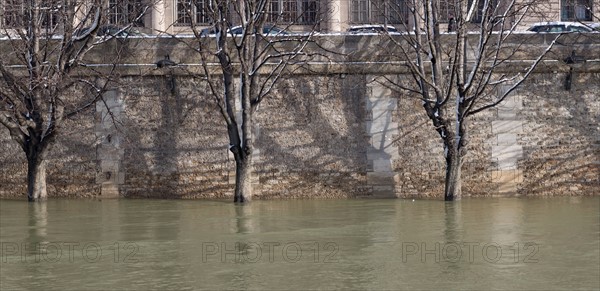 Paris under the snow