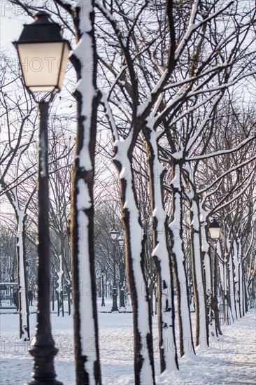 Paris sous la neige, février 2018