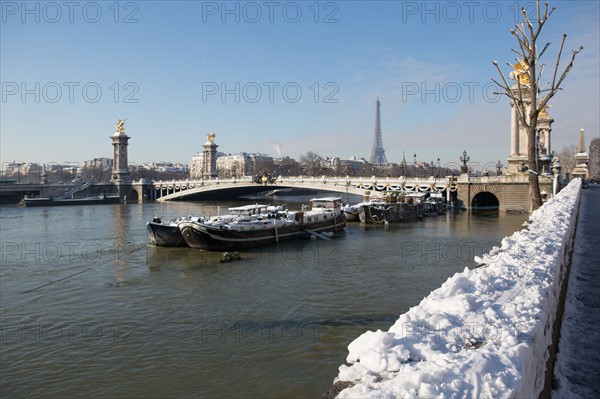 Paris under the snow, February 2018