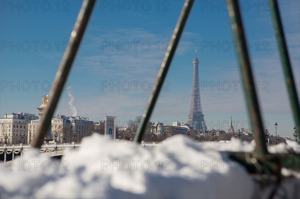 Paris sous la neige, février 2018