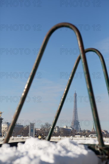 Paris sous la neige, février 2018