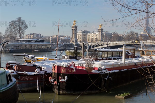 Paris under the snow, February 2018