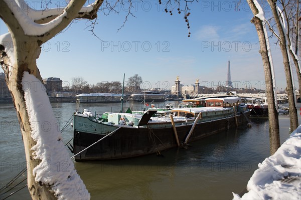 Paris sous la neige, février 2018