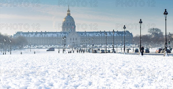 Paris sous la neige, février 2018