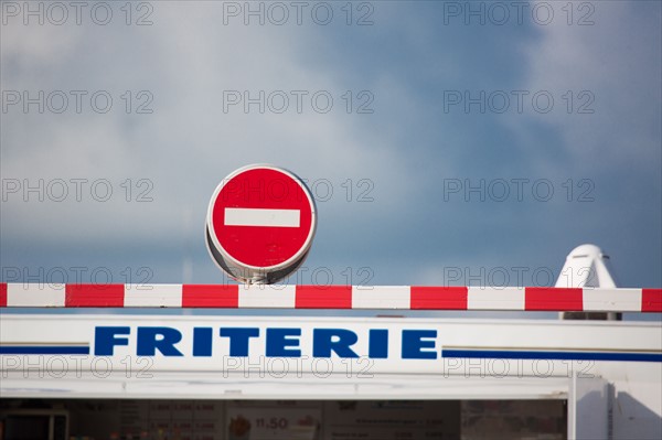 Berck-sur-Mer (Pas-de-Calais, France), friterie