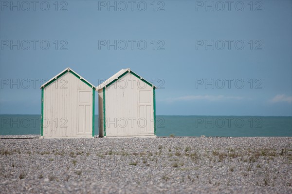 Beach huts in Cayeux-sur-Mer