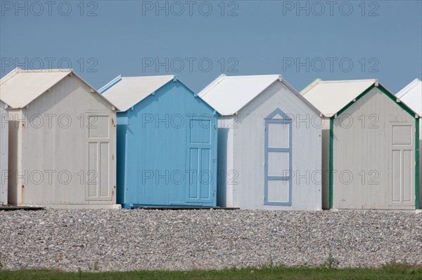 Beach huts in Cayeux-sur-Mer