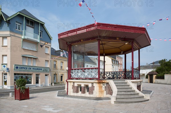 Kiosque à musique de Cayeux-Sur-Mer (Baie de Somme, France)