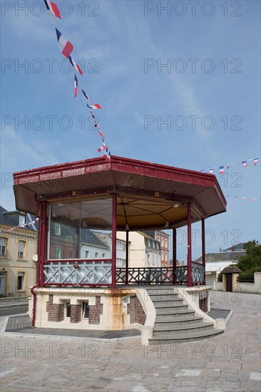 Kiosque à musique de Cayeux-Sur-Mer (Baie de Somme, France)