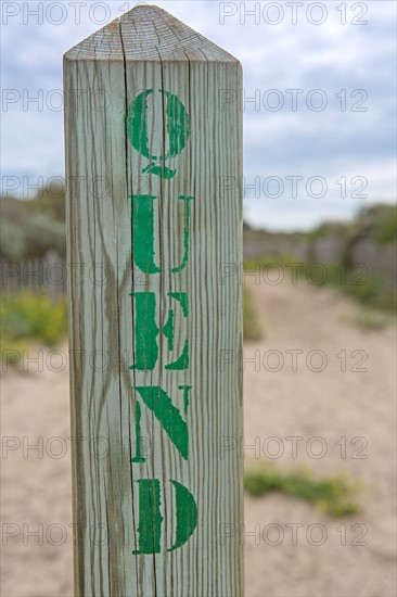 Quend (Baie de Somme, France), site de Belle Dune