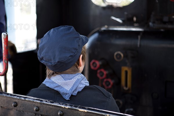 Trackless train in Le Crotoy