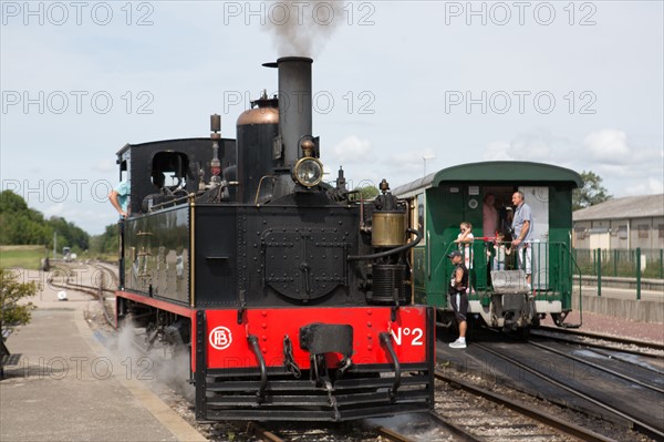 Trackless train in Le Crotoy