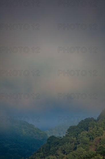 Morning haze over the Gorges du Tarn