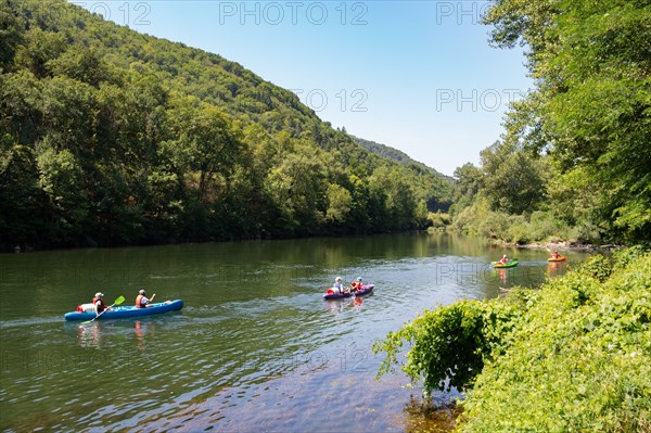 Parc des Grands Causses, Gorges du Tarn, Brousse le Château