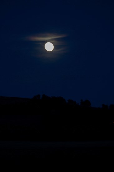 Parc des Grands Causses, pleine lune