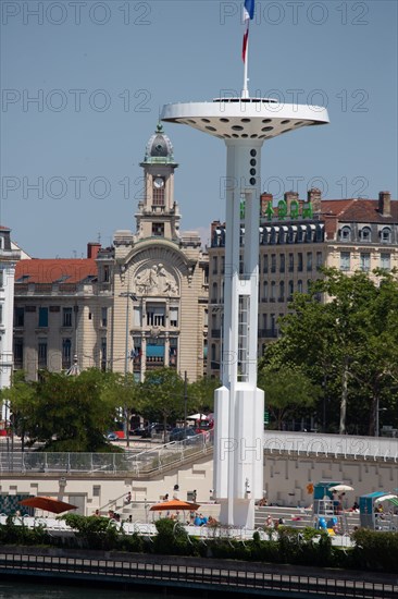 Lyon, Place Antonin Jutard, Centre Nautique Tony Bertrand