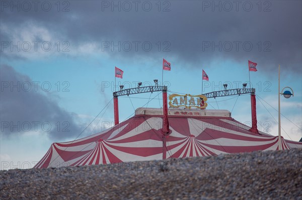 Dieppe, chapiteau du Cirque Amar