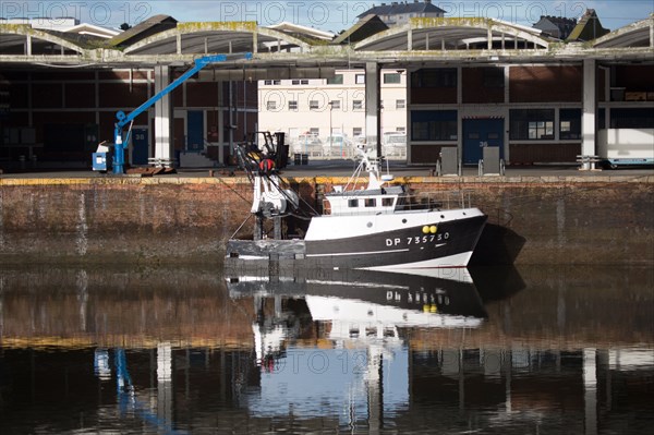 Dieppe, bateau de pêche et criée,