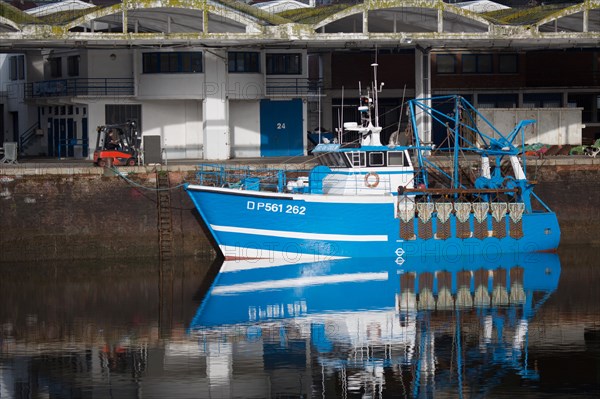 Dieppe, bateau de pêche et criée,