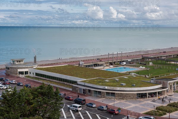 Dieppe, pelouses du front de mer