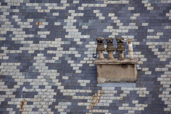 Dieppe, roof and chimneys