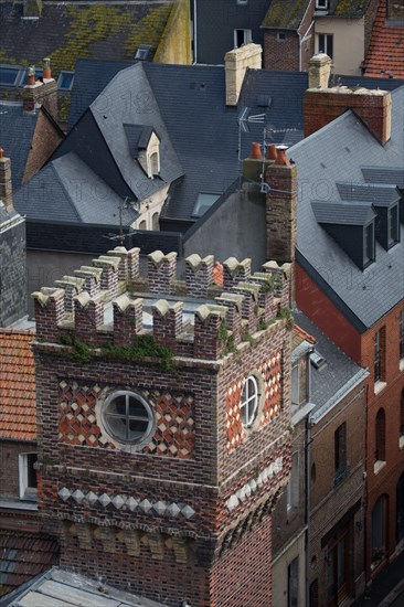 Dieppe, au dessus de la rue de Sygogne