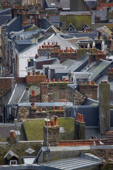 Dieppe, au dessus des toits