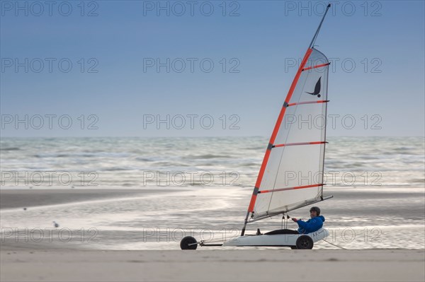 Le Touquet Paris Plage, sand yacht on the beach